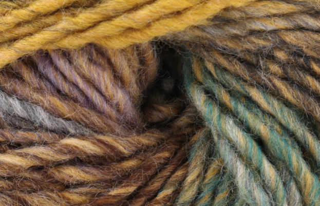 Rico Creative Melange Chunky Yellow teal 064*