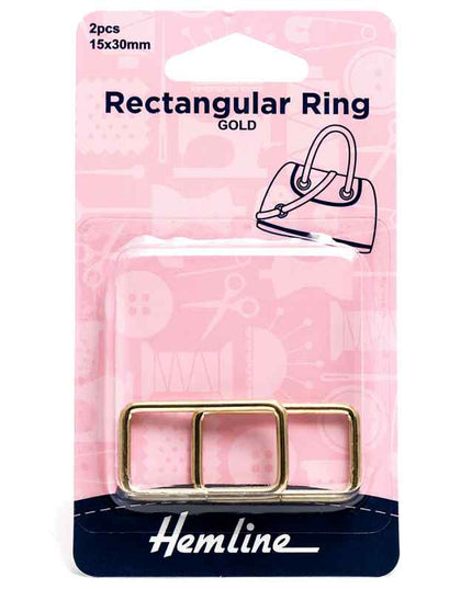 Rectangular Ring Gold H4503.30.GD