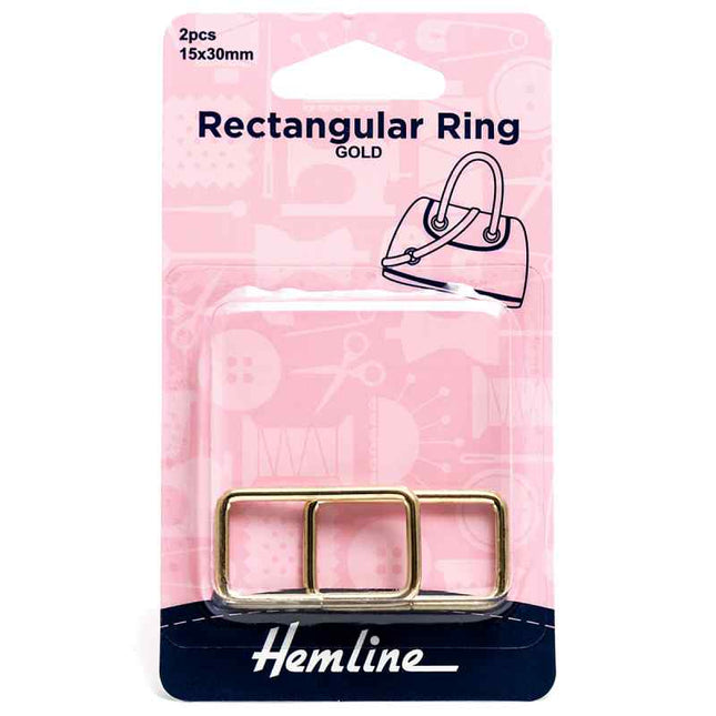 Rectangular Ring Gold H4503.30.GD