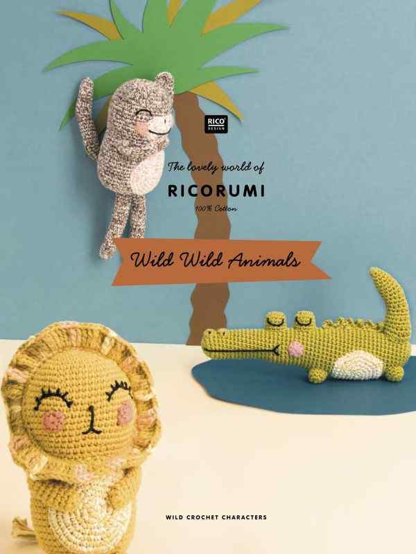 Rico Ricorumi Crochet Wild Wild Animals Book