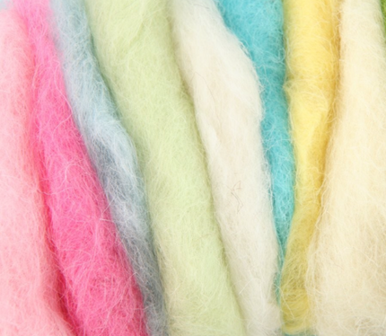 Rico needle felt roving pack MIXED PASTELS