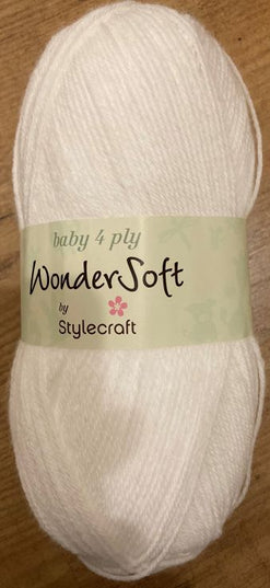 Stylecraft Wondersoft Baby 3 ply White