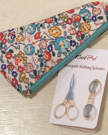 Scissors Rosegold Folding 11286