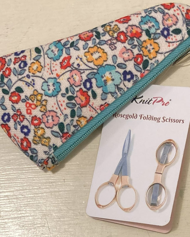 Scissors Rosegold Folding 11286