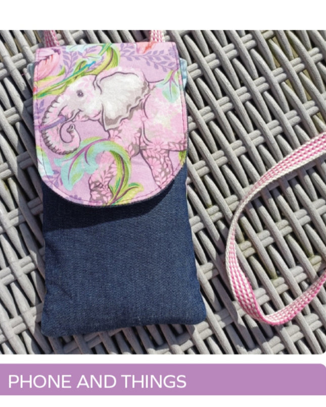 Sew Pretty Sew Mindful Phone and Things Bag