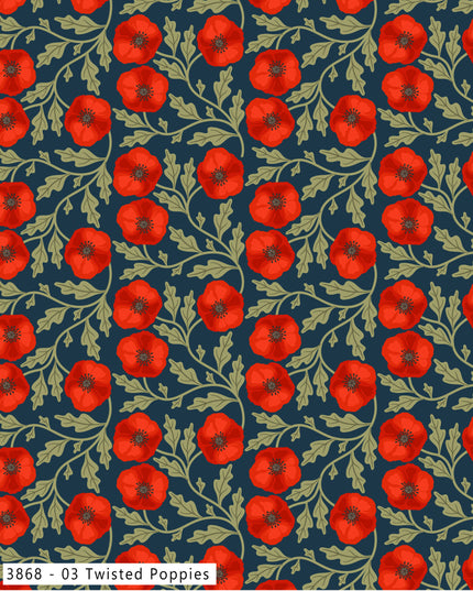 Silent Solace TWISTED POPPIES