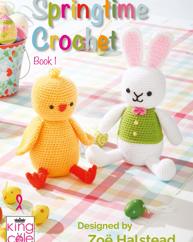 King Cole Springtime Crochet Book 1