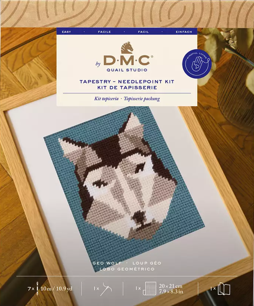 DMC Tapestry Kit Geo Wolf C141K