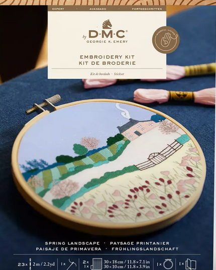 DMC Embroidery Kit Spring Landscape TB192