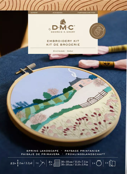 DMC Embroidery Kit Spring Landscape TB192