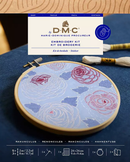 DMC Embroidery Kit Ranunculus TB200