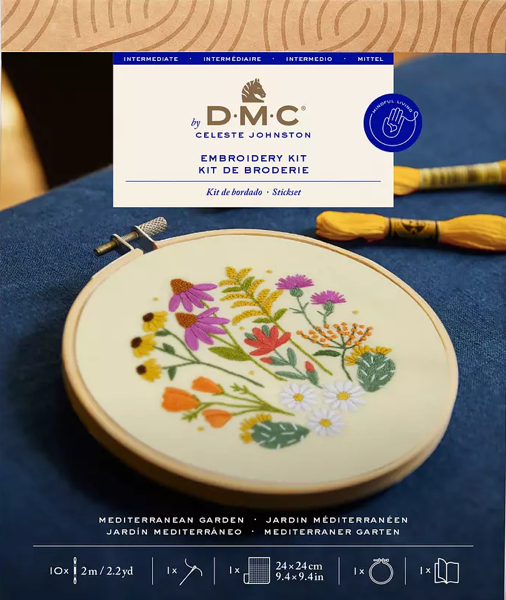 DMC Embroidery Kit Mediterranean Garden TB203