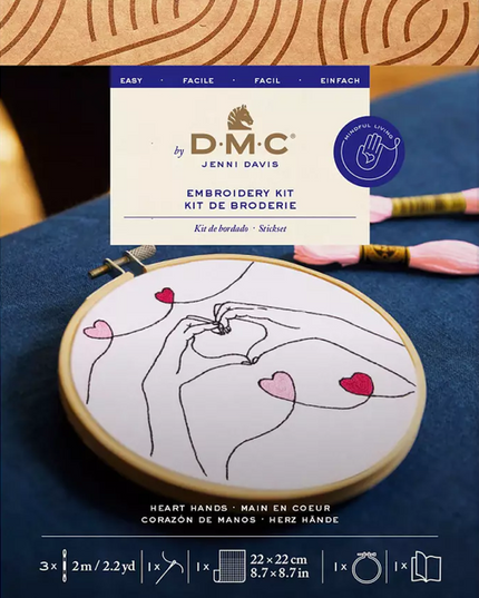 DMC Embroidery Kit Heart Hands TB209