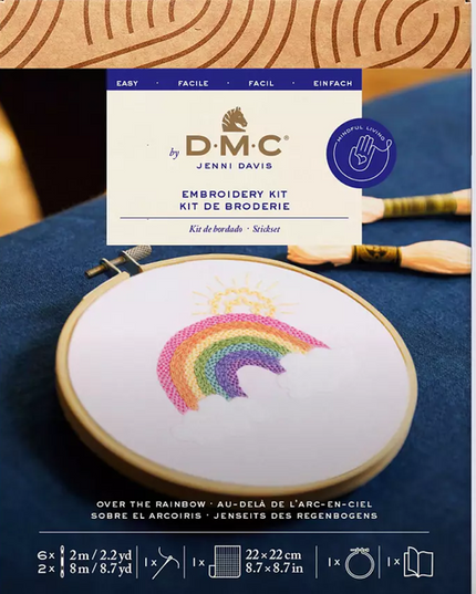 DMC Embroidery Kit Over The Rainbow TB212