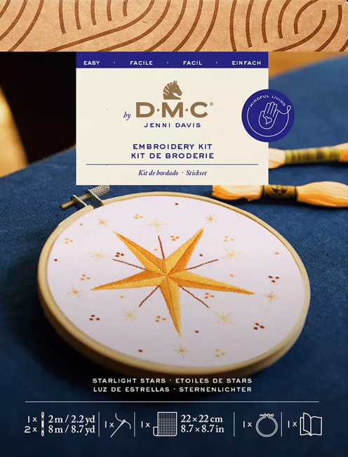 DMC Embroidery Kit Starlight Stars TB213