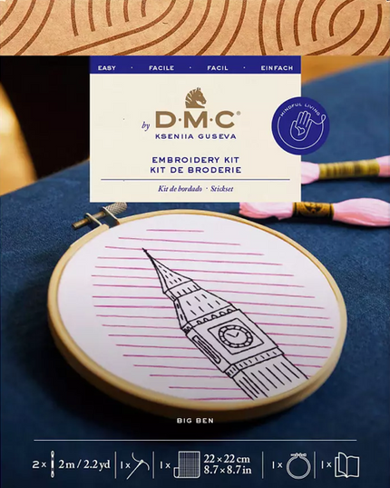 DMC Embroidery Kit Big Ben TB214