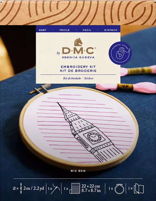 DMC Embroidery Kit Big Ben TB214