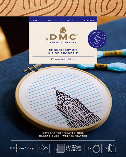 DMC Embroidery Kit Skyscraper TB215