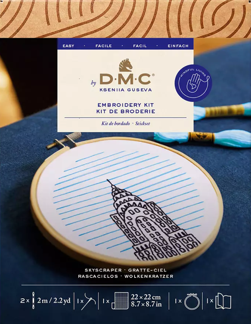 DMC Embroidery Kit Skyscraper TB215