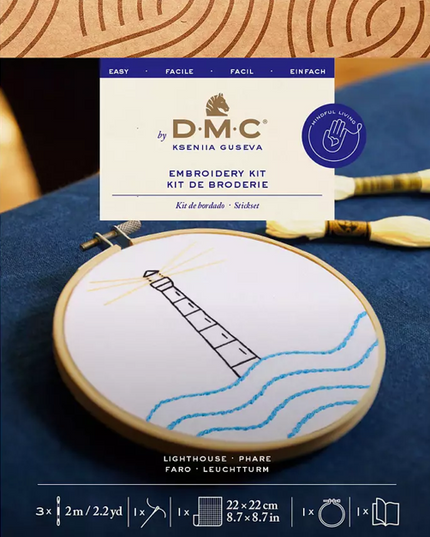 DMC Embroidery Kit Lighthouse TB216