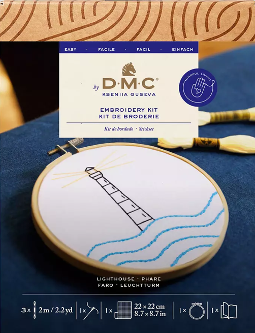DMC Embroidery Kit Lighthouse TB216