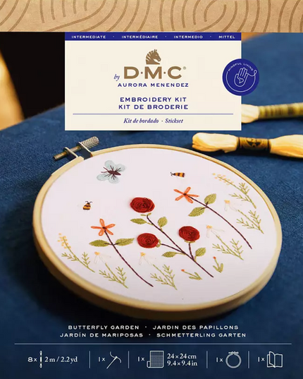 DMC Embroidery Kit Butterfly Garden TB218