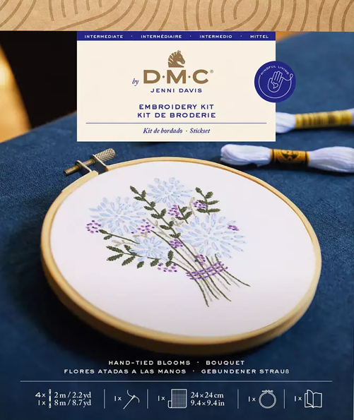 DMC Embroidery Kit Hand-Tied Blooms TB220