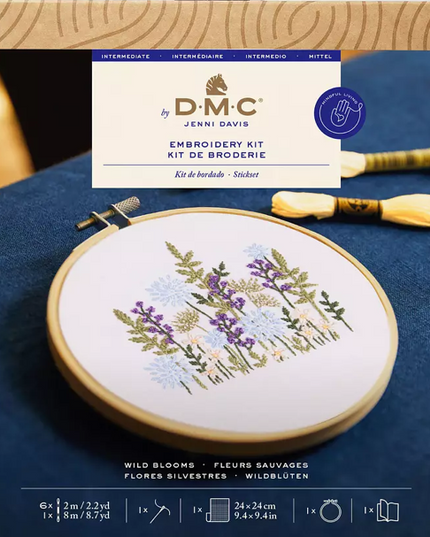 DMC Embroidery Kit Wild Blooms TB221