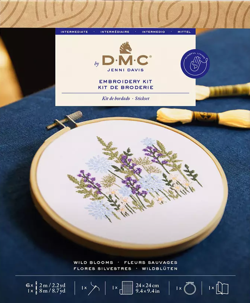 DMC Embroidery Kit Wild Blooms TB221