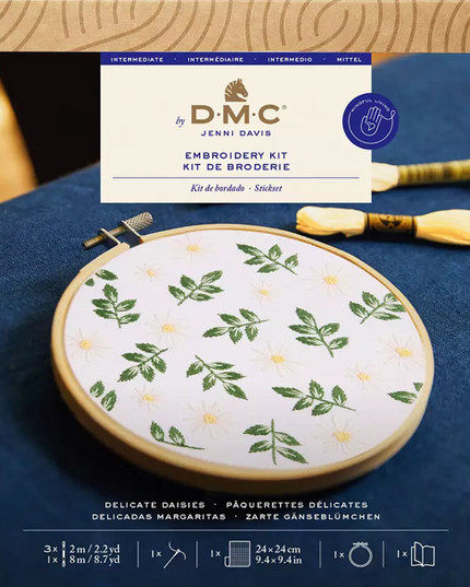 DMC Embroidery Kit Delicate Daisies TB222