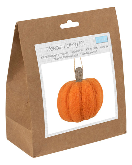 Make Your Own Needle Felting Kit - Pumpkin