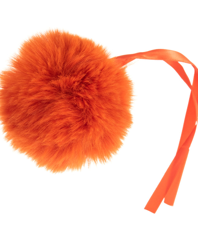 Pompom Faux Fur Orange 11cm TTPOM12/ORNG