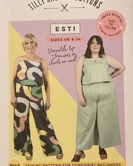 Tilly And The Buttons Sewing Pattern Esti (Trousers and Top)