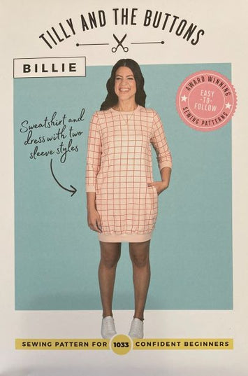 Tilly And The Buttons Sewing Pattern Billie (Sweatshirt/Dress)