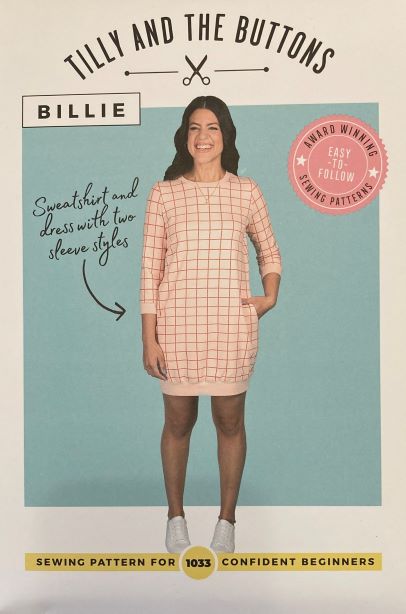 Tilly And The Buttons Sewing Pattern Billie (Sweatshirt/Dress)