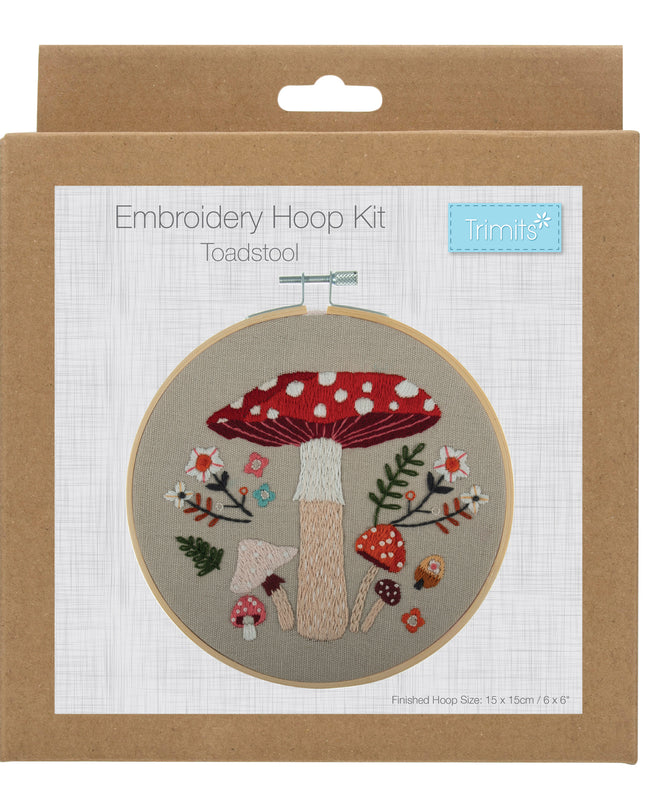 Trimits Embroidery Hoop Kit Toadstool