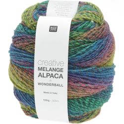 Rico Creative Melange Alpaca DK Aqua 008