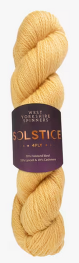WYS Solstice 4ply Honey 1251