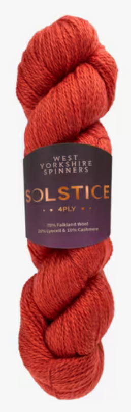WYS Solstice 4ply Lava 1248