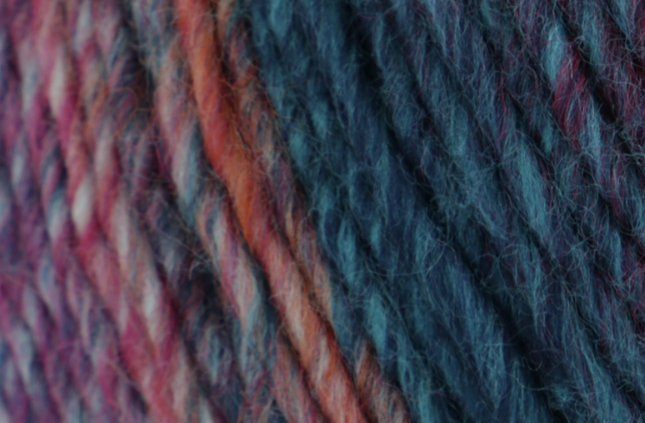 Rico Creative Melange Chunky Turquoise-Magenta 046*