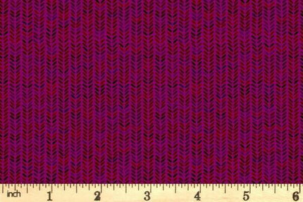 Fabric Flax and Fibres KNITTED BLENDER PURPLE