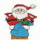 DMC Christmas Characters Mini Cross Stitch Santa