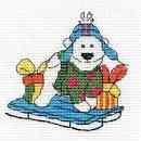 DMC Christmas Characters Mini Cross Stitch Polar Bear
