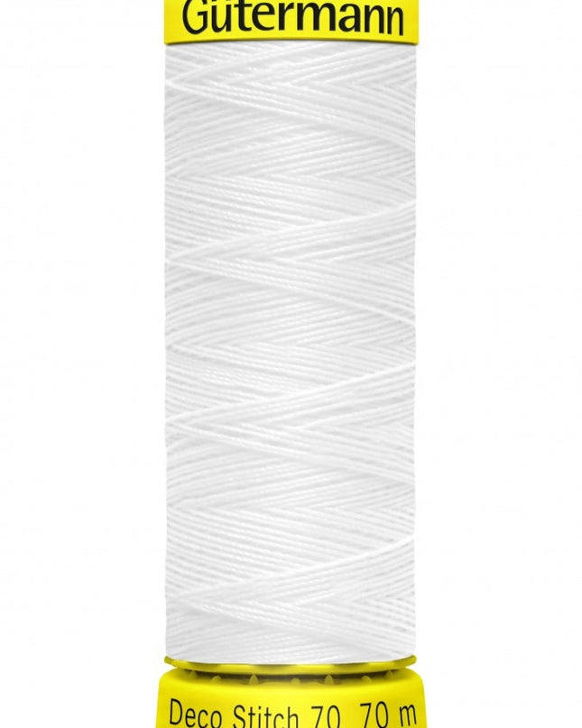 Gutermann Deco Stitch 70 Thread White 800