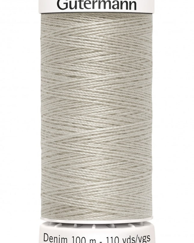 Gutermann Denim Thread 100m 3070 Light Grey