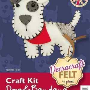Felt Kit Dog and Bandana