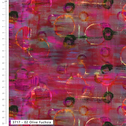 Layers Of Time OLIVE FUSHSIA