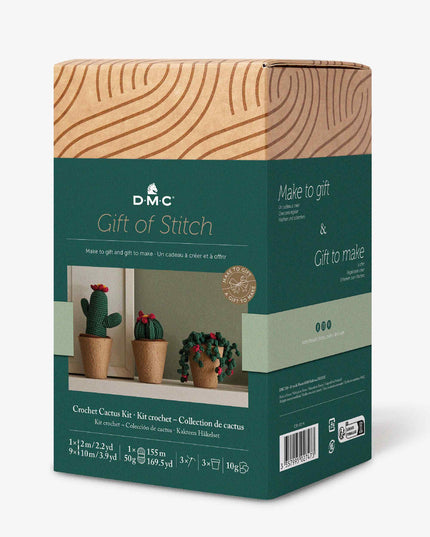 DMC Gift Of Stitch Crochet Cactus Kit CR107K