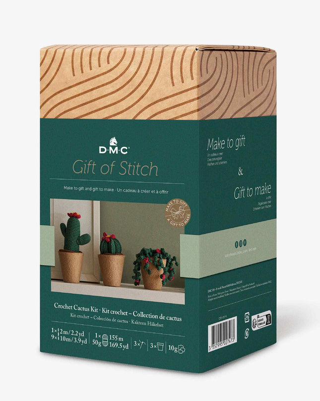 DMC Gift Of Stitch Crochet Cactus Kit CR107K