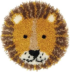 Rico Hooki Hooki Latch Hook Kit Lion